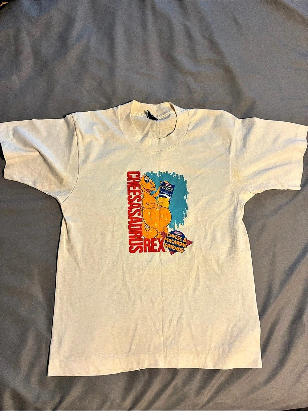 Kraft Vintage 1990s Cheesasaurus Rex Kraft Macaroni and Cheese T-Shirt